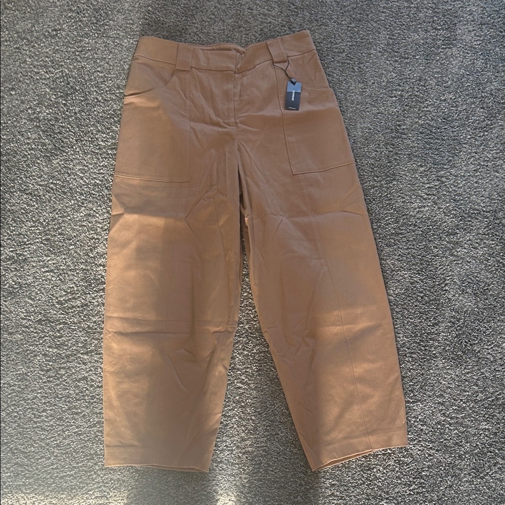 NWT Express Camel Barrel Trousers